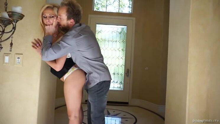 [PornFidelity] - Big Cock Ryan Madison Gets Handjob from Blonde Bombshell - Cherie Deville - Ryan Madison