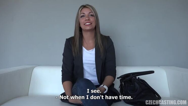 [CzechCasting] - Czech Beauty Dominika - Brunette Casting Fun - Dana Karnevali