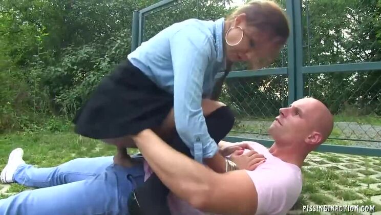 [Tainster] - Bella Baby Covered in Piss - Outdoor Scene - Bella Anne