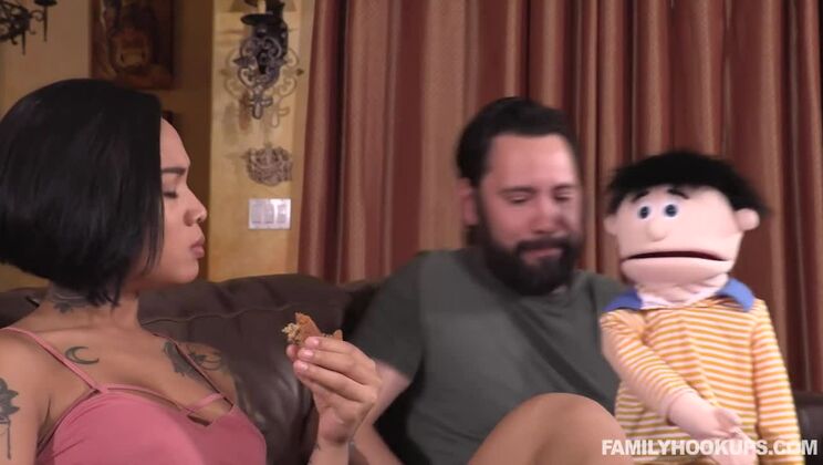 [FamilyHookups] - Honey Gold Teaches Her Step Niece a Lesson