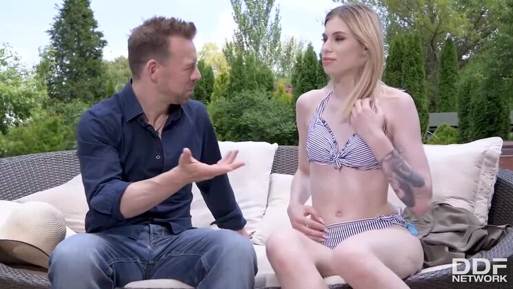 [HandsOnHardcore] - Milena Devi's Blonde Outdoor Adventure - Milena Devi