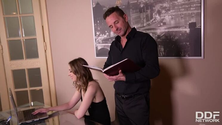 Anal Double Penetration with Brunette Lilit Sweet