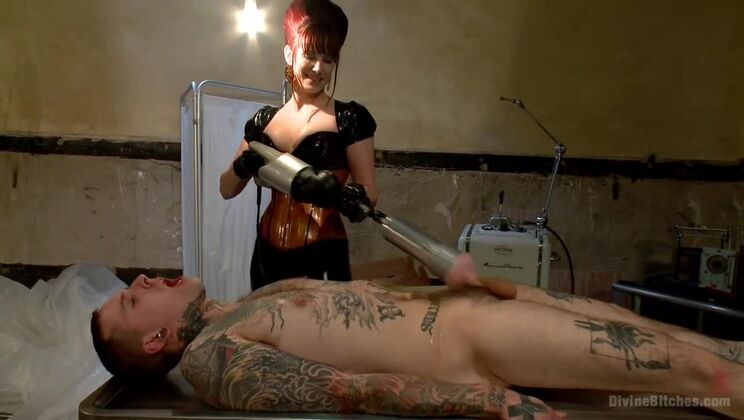 [DivineBitches] - Extreme Femdom Prostate Milking with Maitresse Madeline & Alex - John Jammen - Madeline Marlowe - Maitresse Madeline