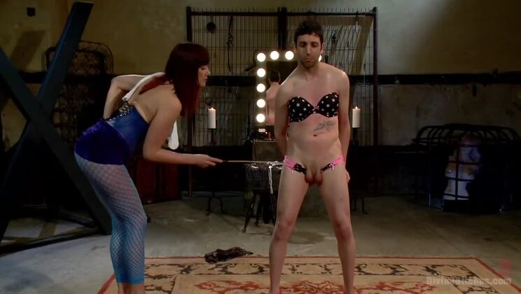 [DivineBitches] - Jay West Pimps Out Bella Rossi in a BDSM Ball Busting Scene - Bella Rossi