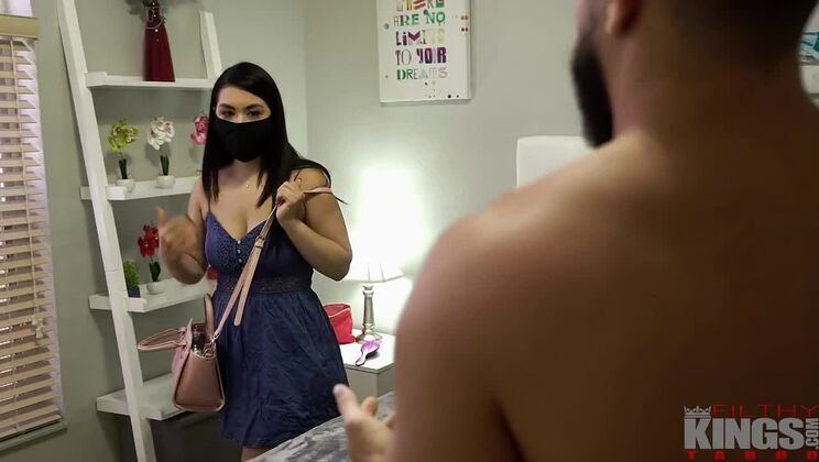 Mina Moon: A Brunette Teen's Hardcore Journey