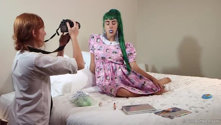 [GirlsOutWest] - Avalon & Emerald - Fiery Hairy Lesbians - Avalon - Emerald