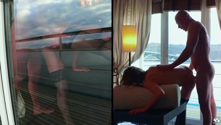 Balcony Door Fucking - Mia Bandini's Porn