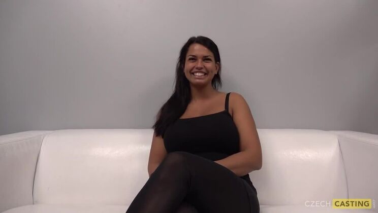 [CzechCasting] - Veronika's Big Tits and Deepthroat Action - Dana