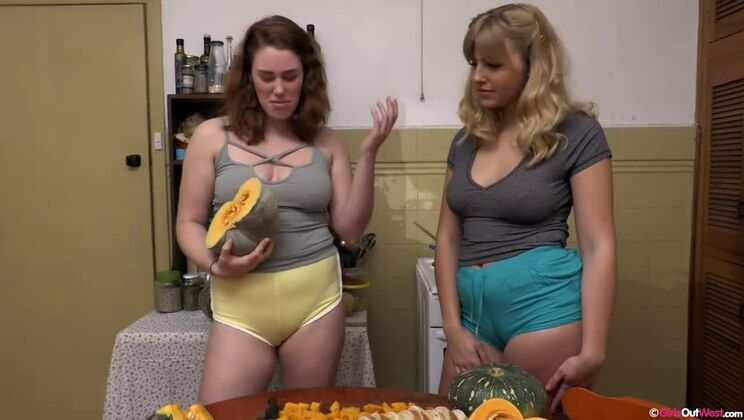 [GirlsOutWest] - Lesbian Blondes And Brunettes Sharing Is Caring pt1