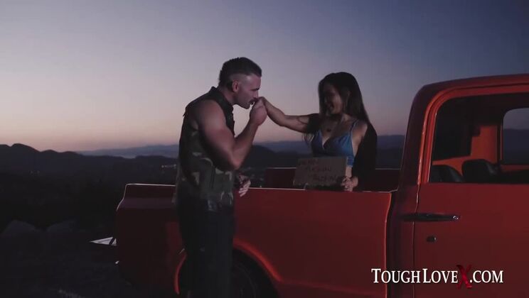 [ToughLoveX] - Lana Violet - Brunette Bombshell Gets Facial Cumshot - Lana Violet