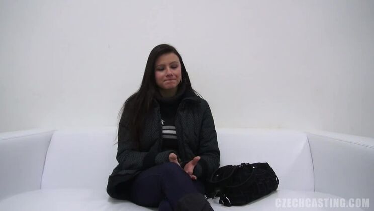 Brunette European Kristyna in POV