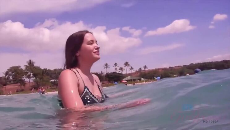 [ATKGirlfriends] - Gia Paige gets creampied outdoors on the beach - Gia Paige