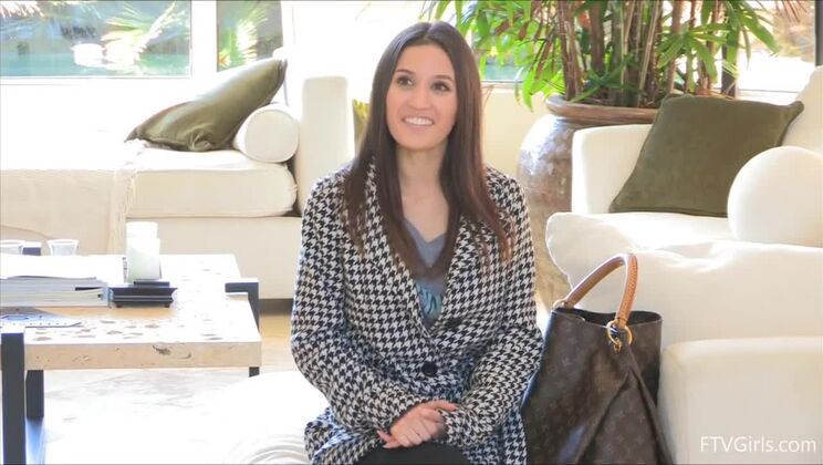 Nudist Young Aubrey's Solo Play