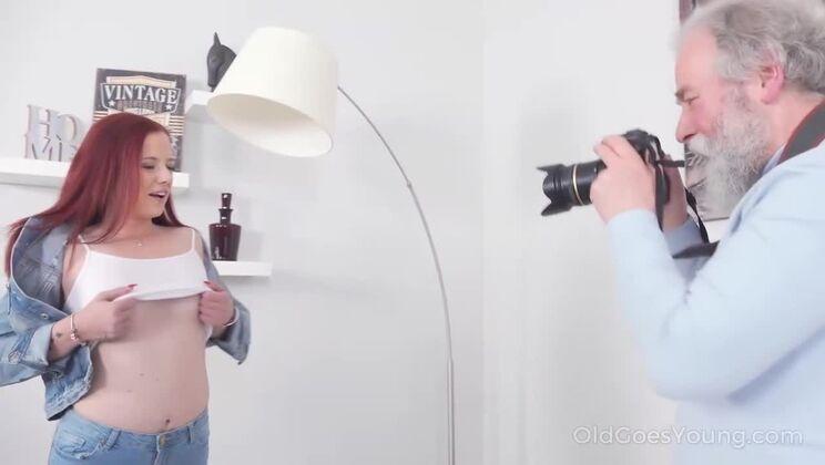 Grey-haired Tiffani Love Makes Brunette Want Sex
