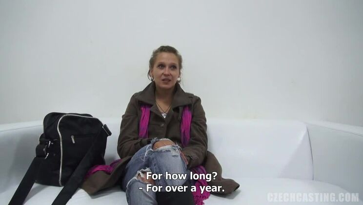 Teasing Blonde Czech Martina