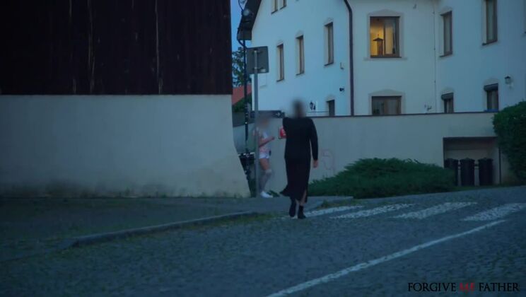 [ForgiveMeFather] - Blonde Amateur's POV Handjob to Big Cock