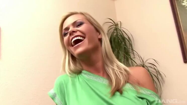 Hairy Blonde's Intimate Moment with White Toy