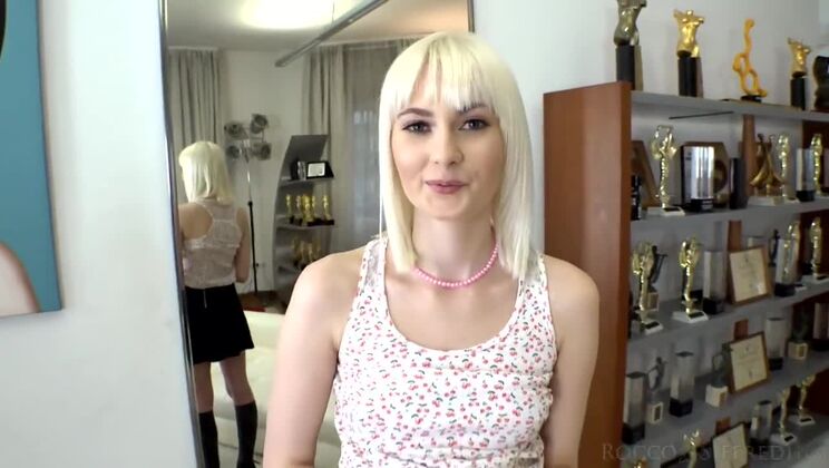 [RoccoSiffredi] - Blonde's Big Tits and Ass Get Cumshot Facial