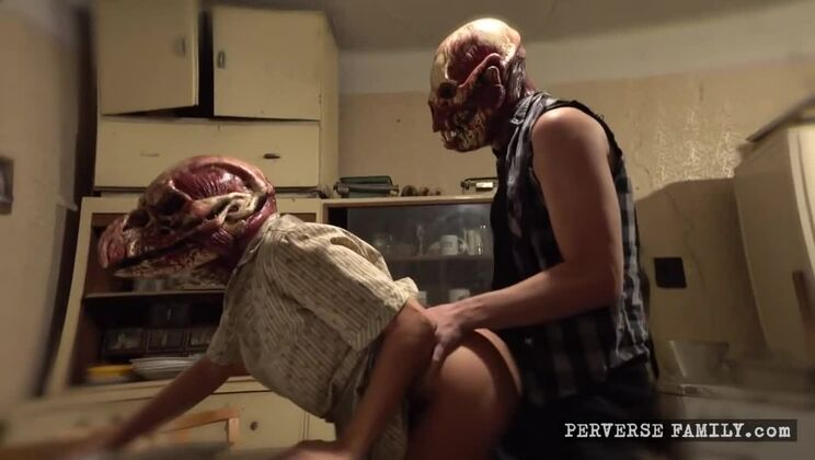 Hardcore Brunette Action in Step Family