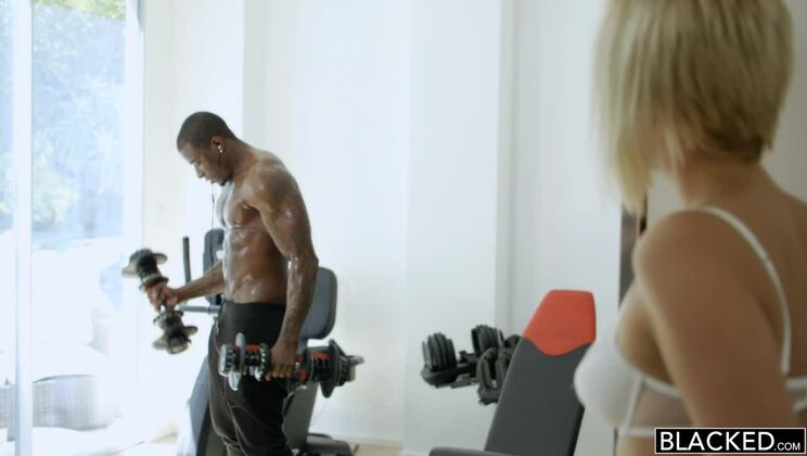 [BLACKED] - Blonde Cheats on Husband, Gets Cumshot on Tits - Kate England - Rob Piper