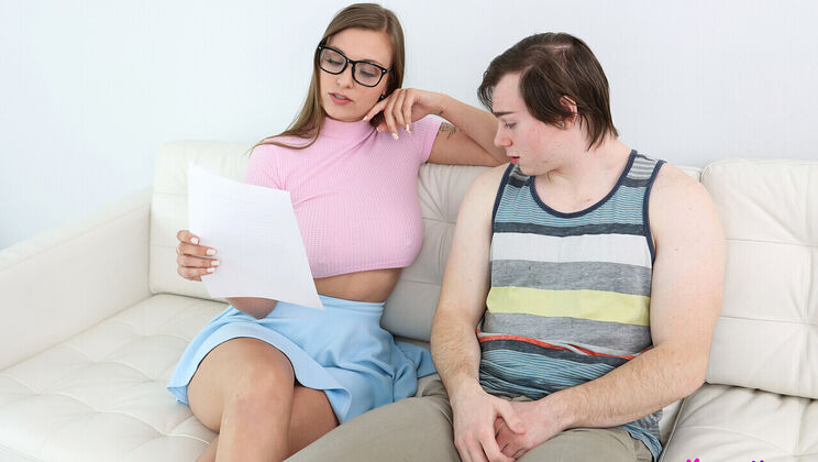 [YoungerMommy] - Big Tits MILF Kenzie Love in Steamy Couple Scene - Kenzie Love