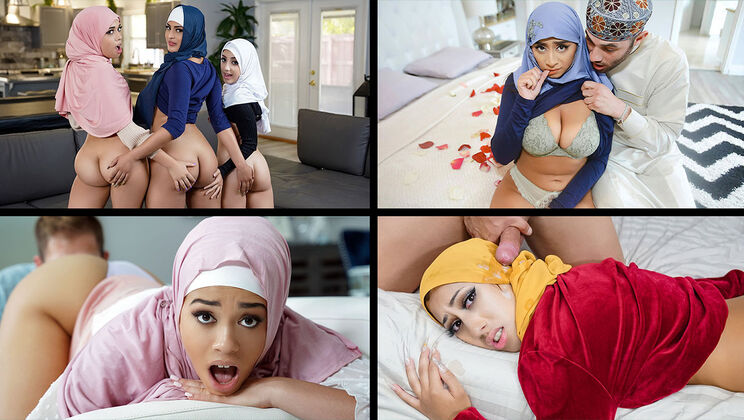 [TeamSkeetSelects] - Hijab Hookup Compilation - Aaliyah Hadid - Ella Knox - Penelope Woods - Willow Ryder