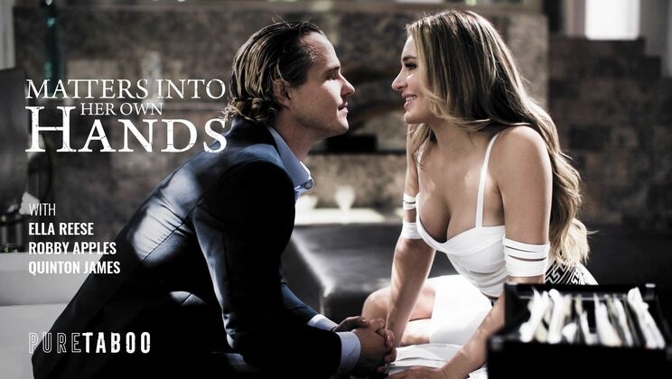 [PureTaboo] - Threesome with Two Big Cocks and a MILF - Quinton James - Ella Reese - Robby Apples