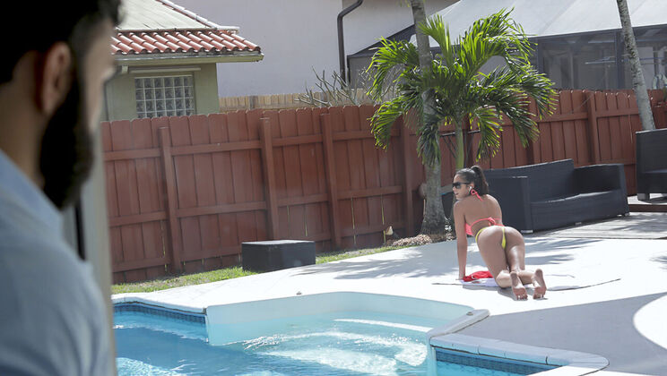 Forbidden Pool Play with Stepfamily