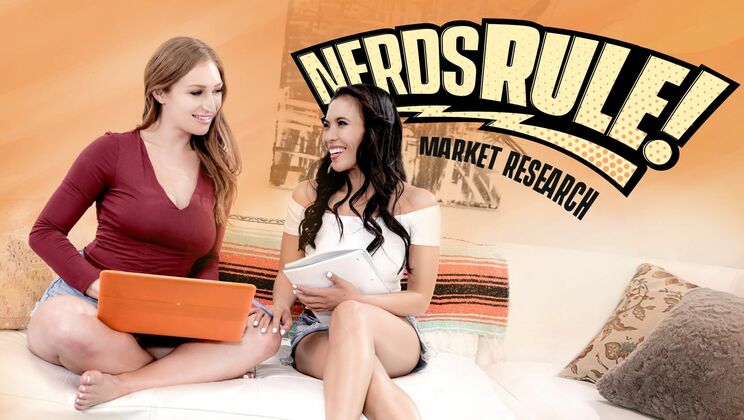 [Girlsway] - Nerds in Lust: Jada and Skylar's Lesbian Escapade - Skylar Snow - Jada Kai