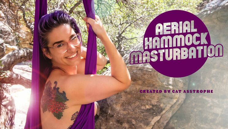 [ModelTime] - Cat Asstrophe Fingering Herself in a Hammock - Cat Asstrophe