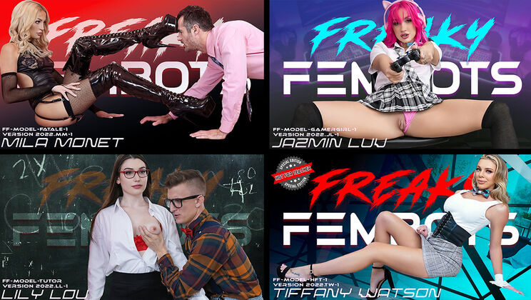 [TeamSkeetSelects] - Lily's Fembot Fantasies - Tiffany Watson - Jazmin Luv - Lily Lou - Charma Kelley