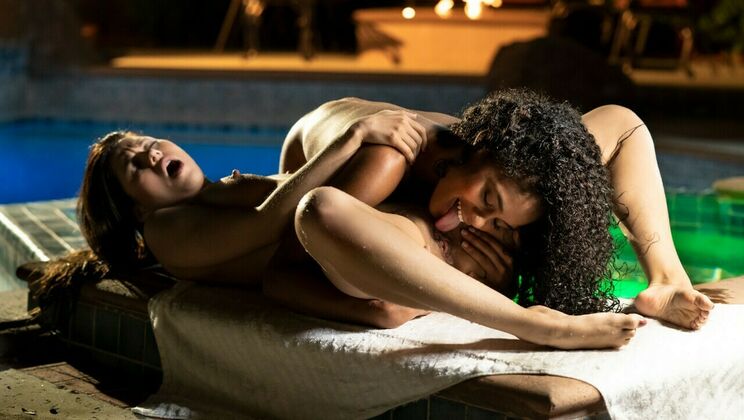 [Babes.com] - Latina and Brunette Chicks in the Pool - Shyla Jennings - Scarlit Scandal