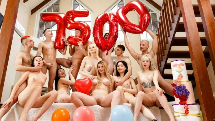 [ClubSweethearts] - Celebrating with a Bang: 7500th Mountain Orgy - Oliver Trunk - Andrew Marshall - Willy Regal - Kami Yammy - Hot Pearl - Eliz Benson - Eva Barbie - Sara Bork - Korolina Geiman - Highlight - Nick Morris