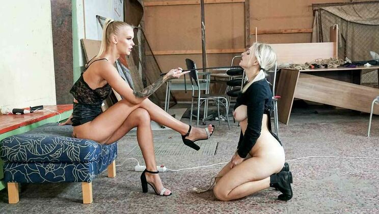 [Submissed] - Submissive Lesbian in High Heels - ARIELA DONOVAN - Kirsty Waterfall