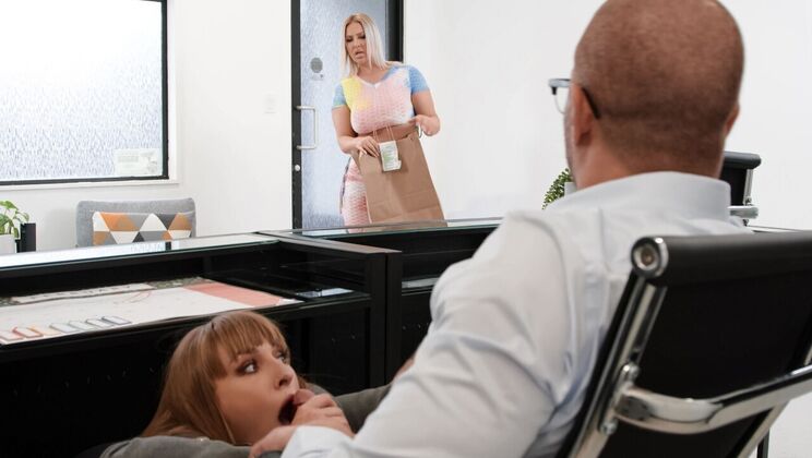 [Brazzers] - Big Cock Secretary Gets Double the Fun