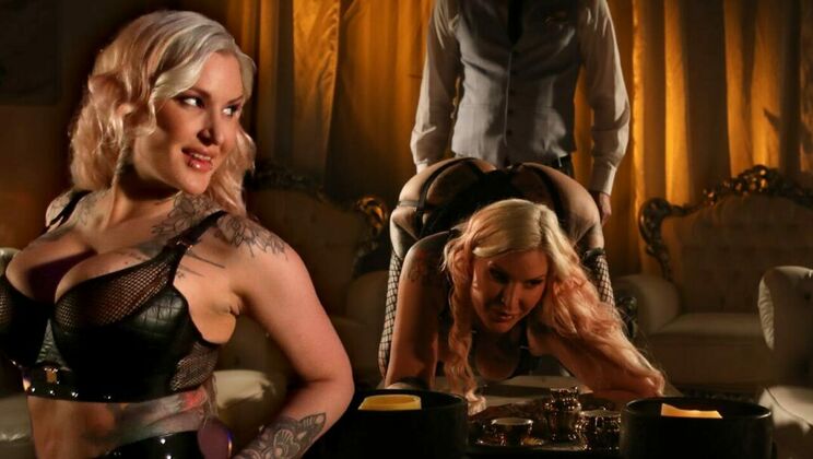 [SinfulRaw] - Big Ass Blonde Alexxa Takes It All - George Uhl - Stanley Johnson - Alexxa Vice