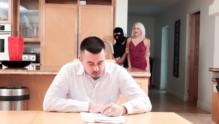 Girlfriend Gets Robbed and Railed