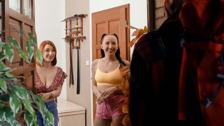 [MomsBangTeens] - Big Tit Babes Suck Off Guests