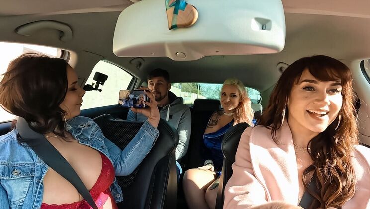 [RKPrime] - Outdoor Ride with Shaved Blonde Alexxa Vice and Kristof Cale’s Big Cock