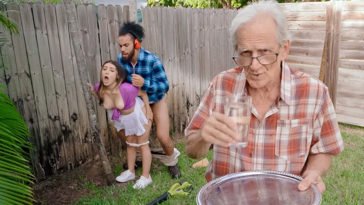 [TeensLoveHugeCocks] - Blowjob and Cumshot with Violet Gems