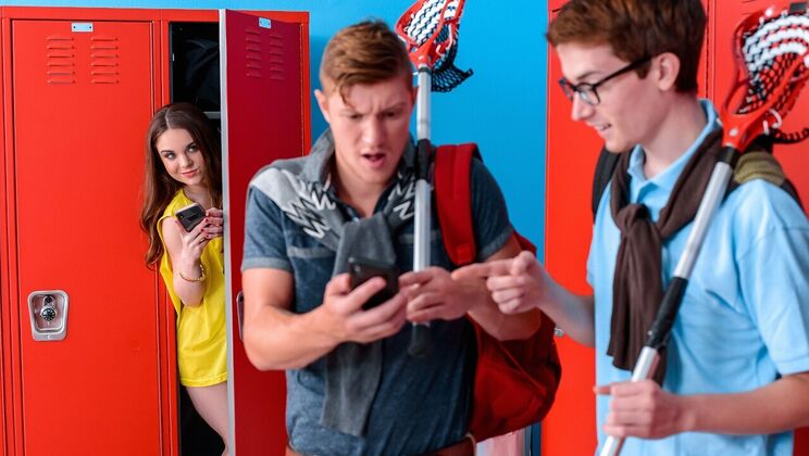 [TeensLoveHugeCocks] - Small Tits Blonde Cheats