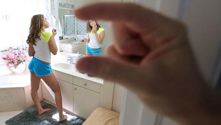 Teen Liza Rowe Enjoys Rough Action