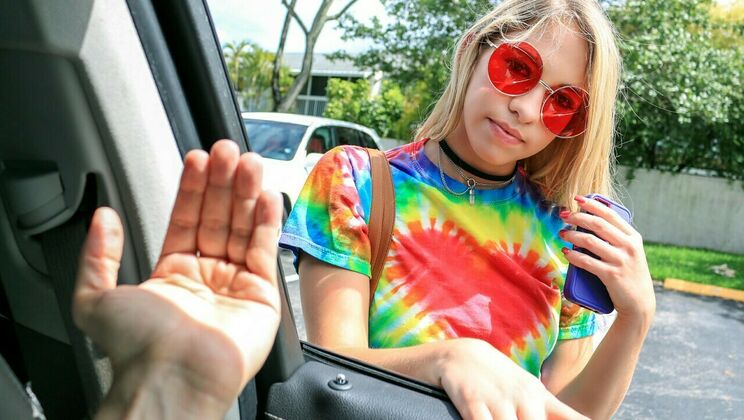 [StrandedTeens] - Outdoor POV Cheating with Hot Blonde - Tony Rubino - Khloe Kapri