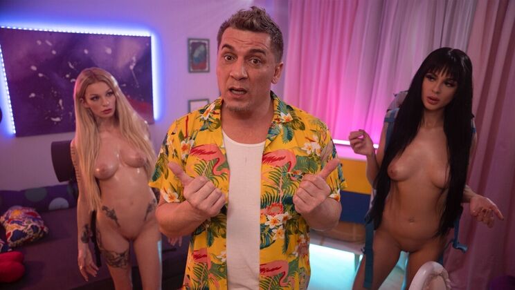 [FakeHostel] - Intergalactic Sexcapades with Socks,Spanking, and Double the Fun - Steve Q - Mia Trejsi - Kaira Kampen