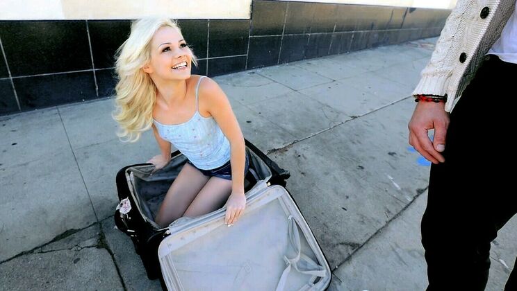 Elsa Jean, a Shaved Petite, Enjoys Rough Sex