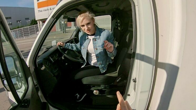 [StrandedTeens] - Moving Truck Blowjob - Erik Everhard - Rossella Visconti