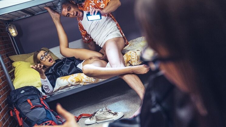 Horny College Girls in Doggystyle