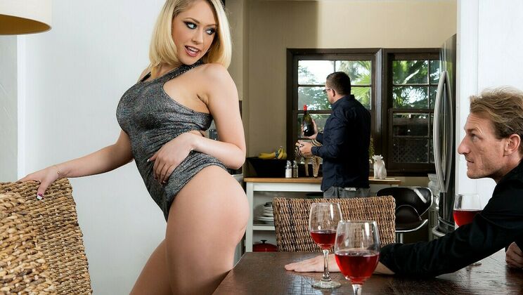 Kagney Linn Karter Gets Banged on the Kitchen Tiles