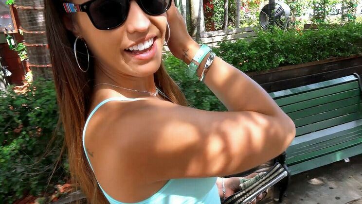 [PublicPickups] - Tattooed Babe Fucks in the Open