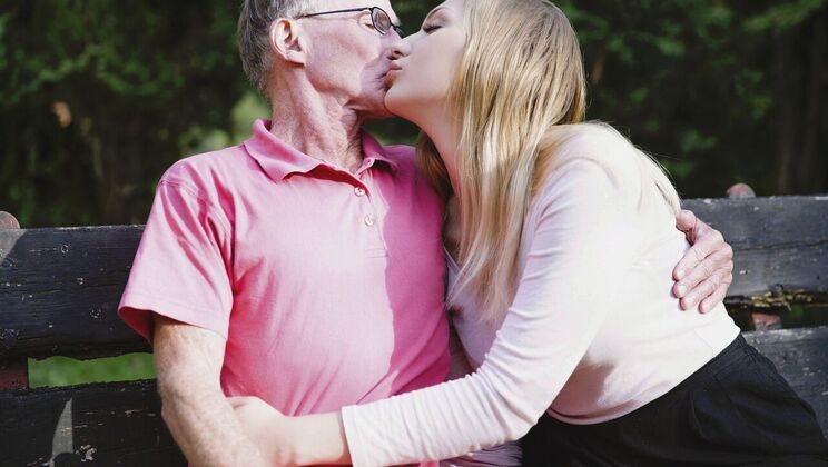 [Oldje] - Haley Hill's Cum Swallowing after Deepthroat - John - Haley Hill